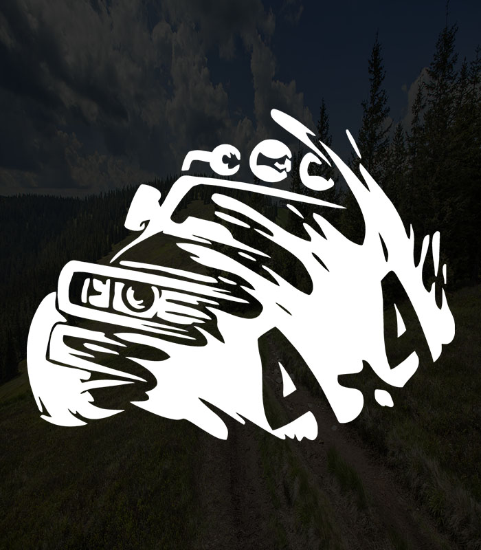 Sticker 4x4 Jeep