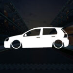 VW Silueta Golf Mk5 R32 GTI